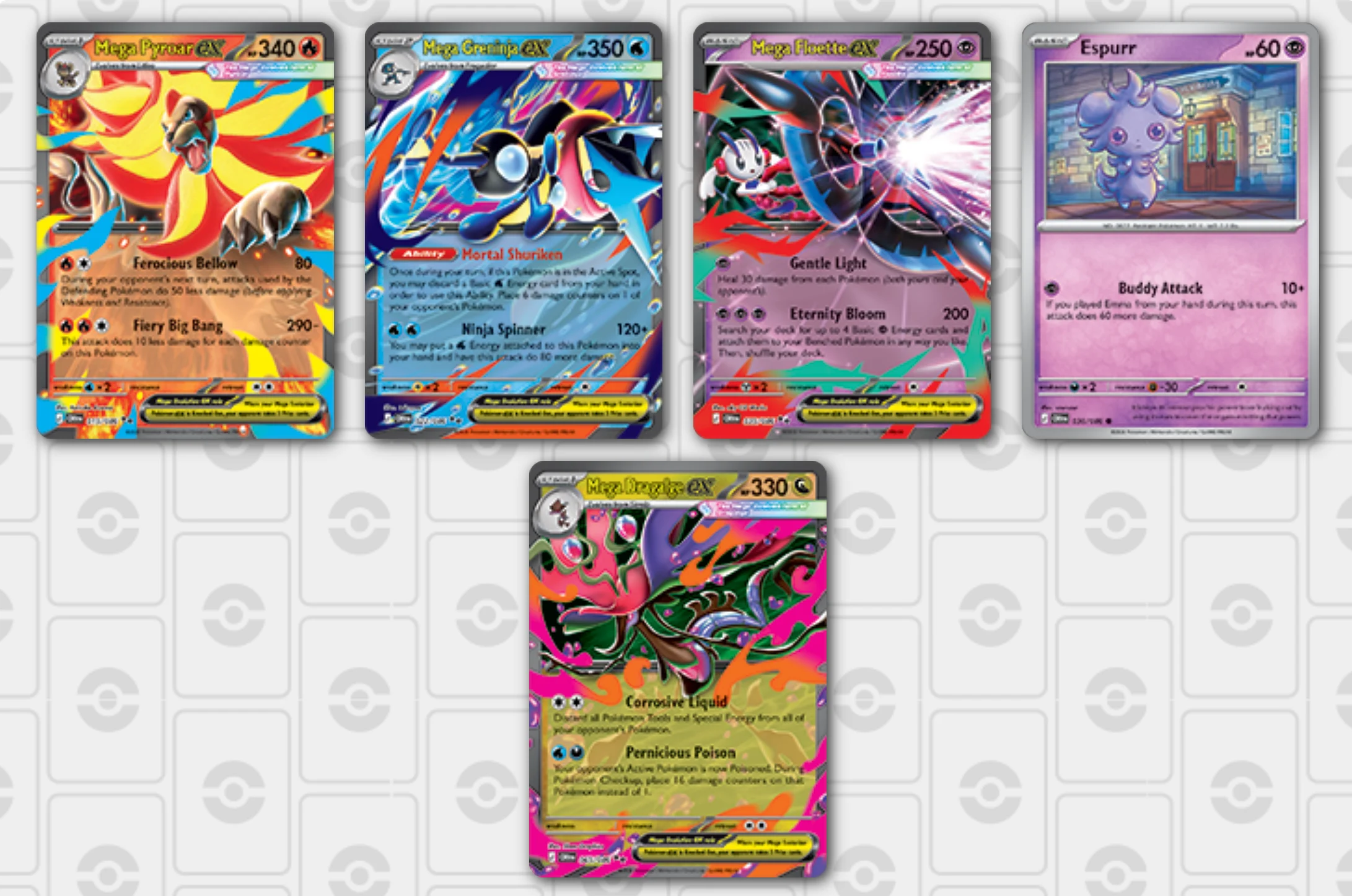 Mega’s ex-hoofdpersoonen bevestigd in Pokémon TCG