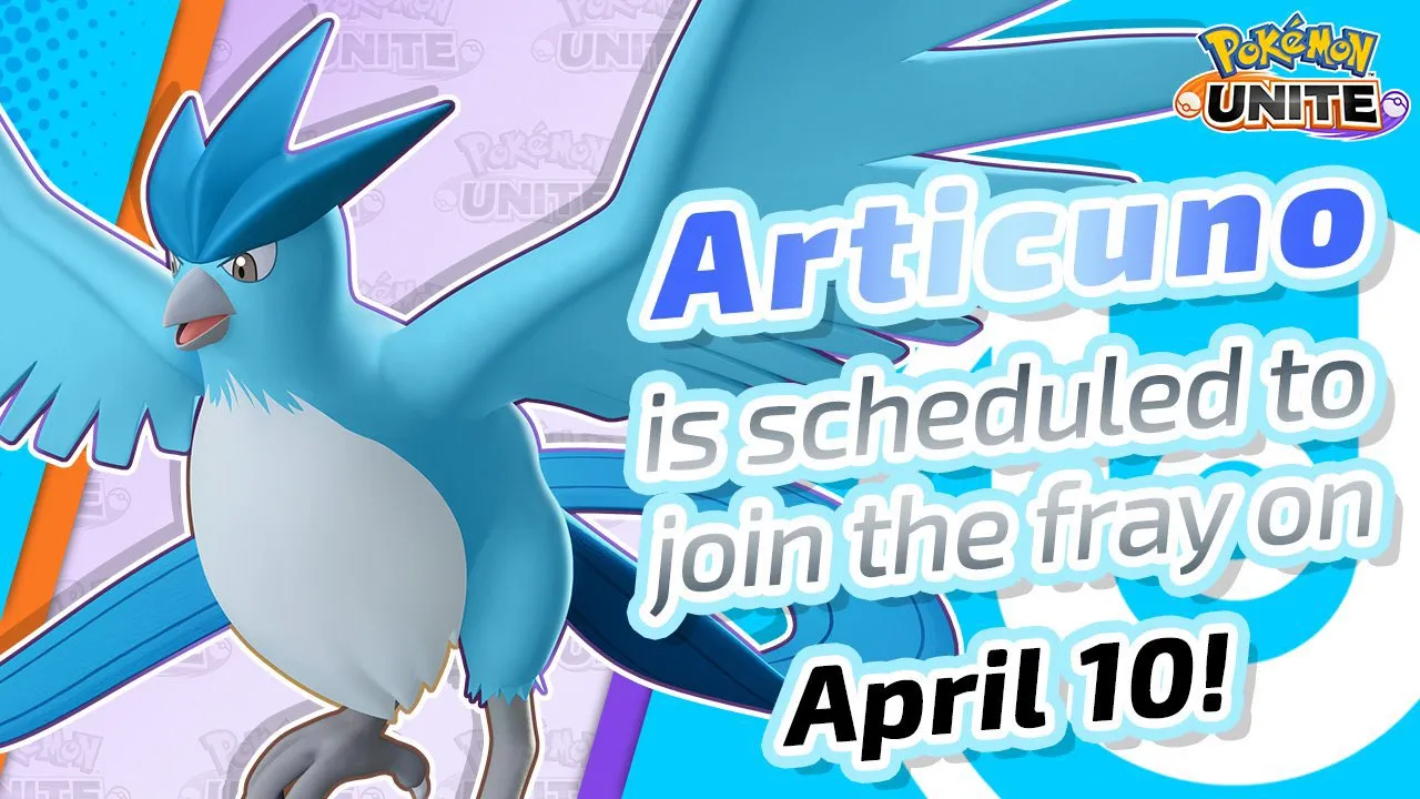 Articuno klaar in Pokémon UNITE