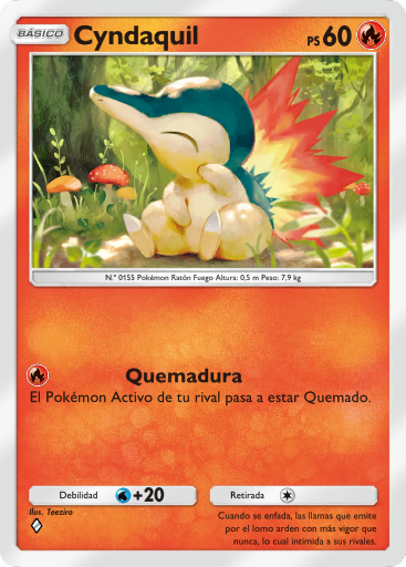 #024 · Cyndaquil · Gewoon