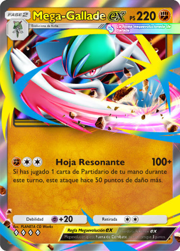 #084 · Mega Gallade ex · Dubbel zeldzaam