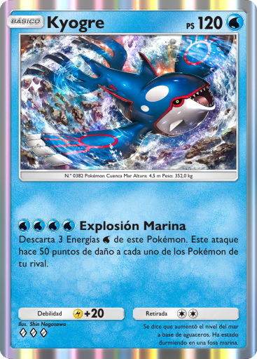 #041 · Kyogre · Zeldzaam