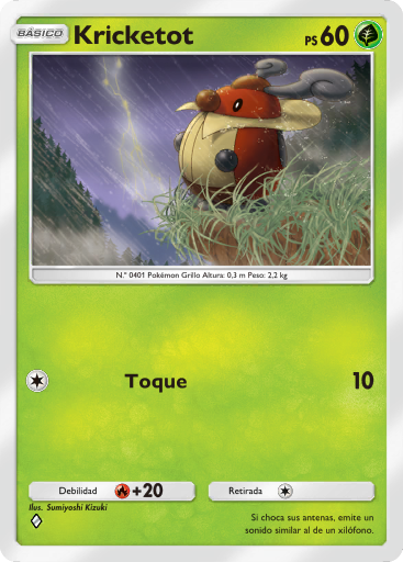 #008 · Kricketot · Gewoon