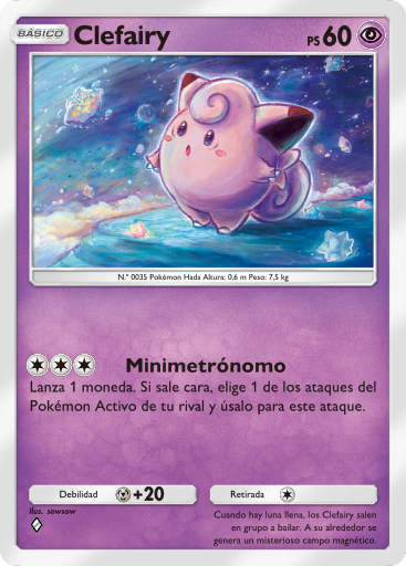#064 · Clefairy · Gewoon