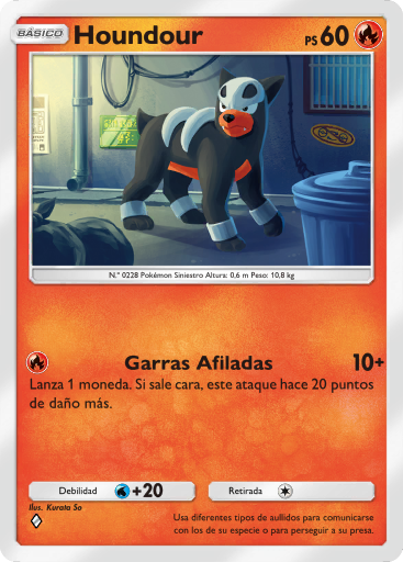 #027 · Houndour · Gewoon