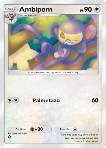 #133 · Ambipom · Gewoon