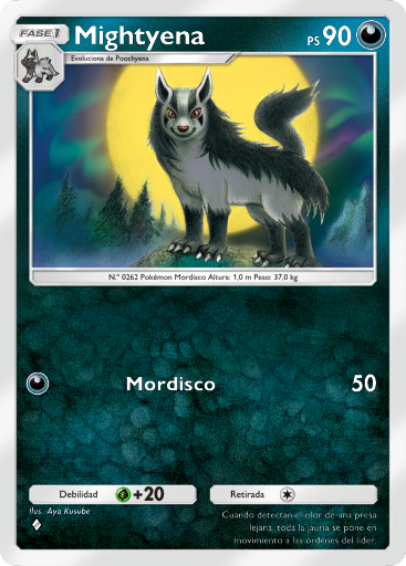 #094 · Mightyena · Gewoon