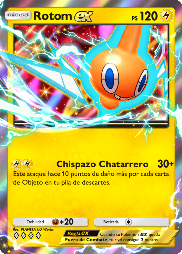 #055 · Rotom ex · Dubbel zeldzaam