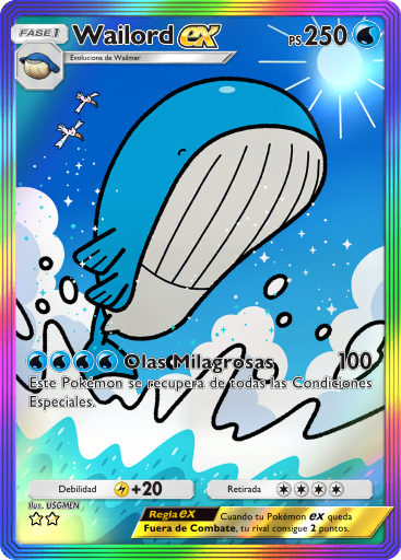 #197 · Wailord ex · Speciale illustratiezeldzaam
