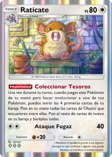 #130 · Raticate · Zeldzaam