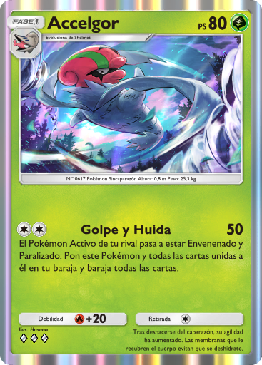 #014 · Accelgor · Zeldzaam