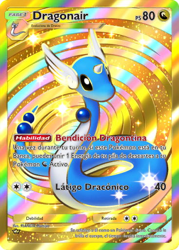 #233 · Dragonair · Gouden hyperzeldzaam