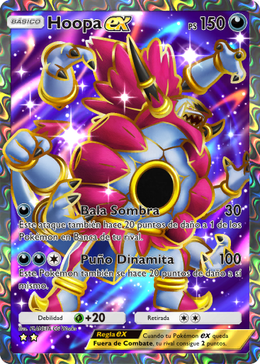 #186 · Hoopa ex · Speciale illustratiezeldzaam