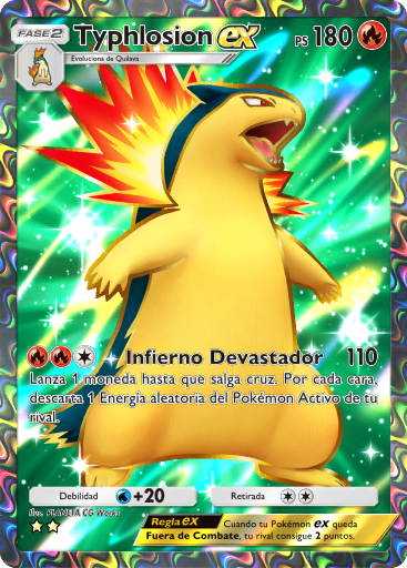 #181 · Typhlosion ex · Speciale illustratiezeldzaam