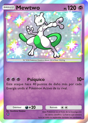 #212 · Mewtwo · Regenboog