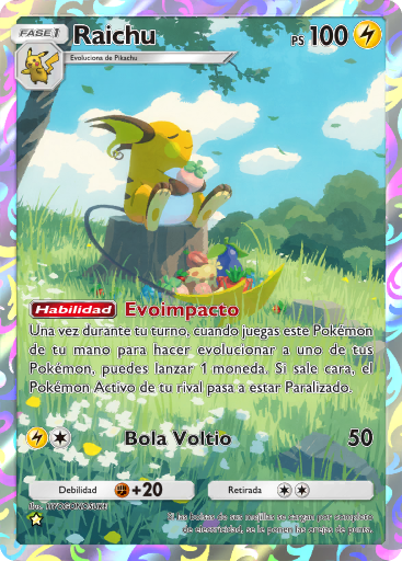 #164 · Raichu · Illustratiezeldzaam