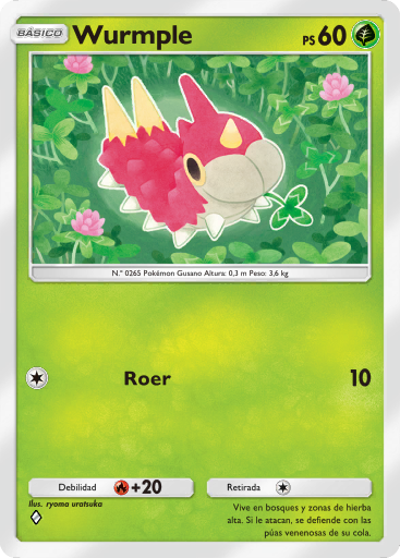 #001 · Wurmple · Gewoon
