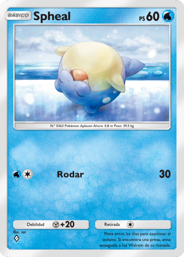#038 · Spheal · Gewoon