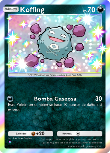 #216 · Koffing · Regenboog