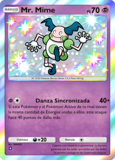 #211 · Mr. Mime · Regenboog