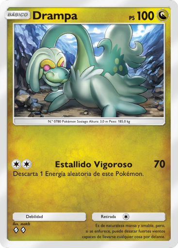 #124 · Drampa · Ongewoon