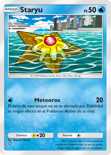 #032 · Staryu · Gewoon
