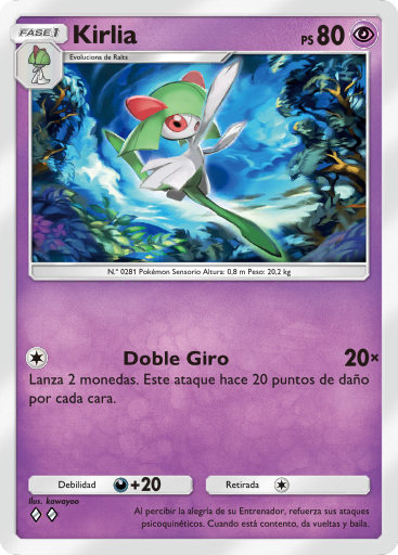 #072 · Kirlia · Ongewoon
