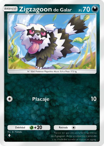 #095 · Zigzagoon de Galar · Gewoon