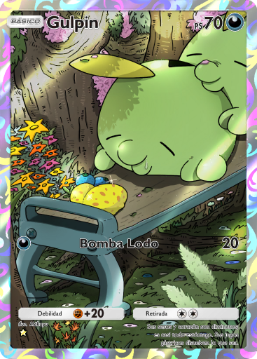 #172 · Gulpin · Illustratiezeldzaam
