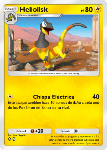 #061 · Heliolisk · Ongewoon