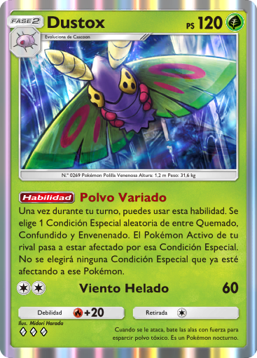 #005 · Dustox · Zeldzaam