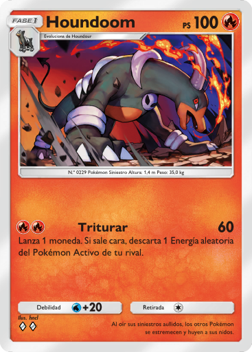 #028 · Houndoom · Ongewoon