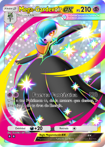 #227 · Mega Gardevoir ex · Dubbele regenboog