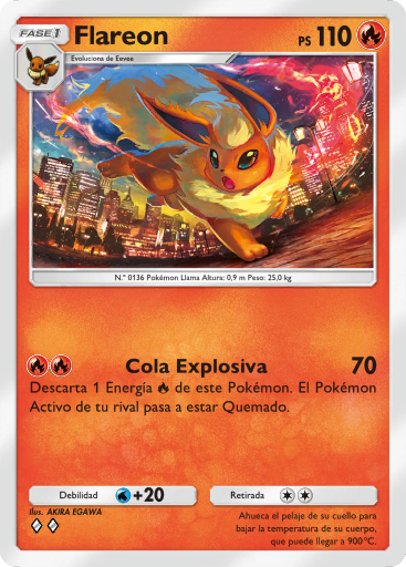 #022 · Flareon · Ongewoon