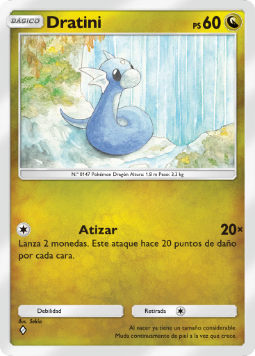 #116 · Dratini · Gewoon