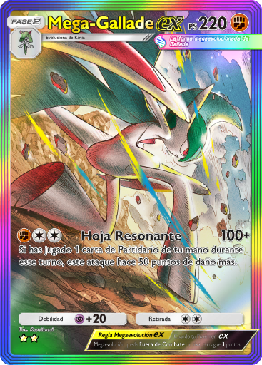 #198 · Mega Gallade ex · Speciale illustratiezeldzaam