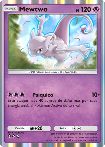#070 · Mewtwo · Zeldzaam