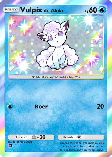 #204 · Vulpix de Alola · Gewoon
