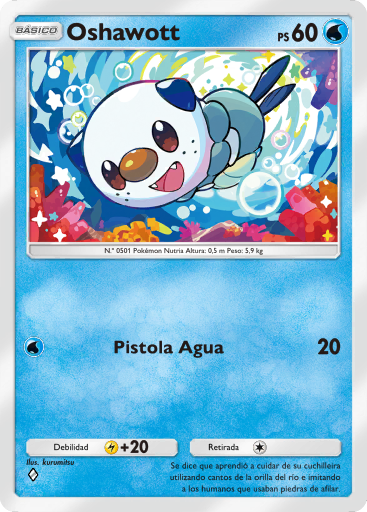 #042 · Oshawott · Gewoon