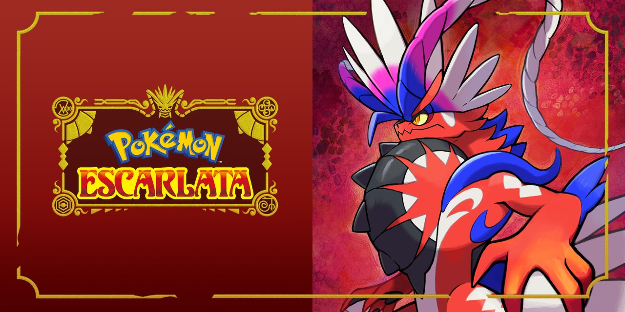 Officiële illustratie van Pokémon Scarlet bij de games met bijgewerkte verkoop
